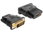 Adapteris DVI-D Dual Link (25 kai&scaron;t.) &rarr; HDMI, DeLOCK 65466