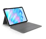 LOGITECH Combo Touch klaviatūrinis dėklas, skirtas iPad Air 11 colių 5 kartos, Oxford Grey, Qwertz Deutsch