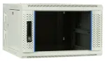 DSIT 6U sieninis serverių spintos korpusas su stiklinėmis durelėmis, baltas, 600x600x368 mm DS6606W-DOUBLE
