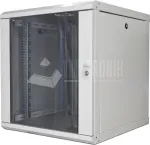 Wirewin WCAB 600X600X16U 16U sieninis tinklo spintos korpusas, 600x600 mm, nuimamos &scaron;oninės plok&scaron;tės, juodas