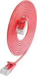 Wirewin Cat.6A U/UTP plonas Ethernet tinklo kabelis, 10 Gbps, raudonas, 1 m SLIM-L-UU-K6A 1.0 RD