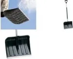 EDA sniego kastuvas su aliuminio kotu, 400 mm geležtė, plastikinė geležtė ir rankena, aliuminio briauna 010388 NO BX24