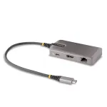 StarTech.com USB-C kelių prievadų adapteris - 4K 60Hz HDMI - HDR - 2 prievadų 5Gbps USB 3.0 centras - 100W Power Delivery perdavimas - GbE - Sertifikuotas Chromebook - Windows/macOS