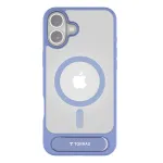 Apsauginis dėklas Torras Pstand Series, skirtas iPhone 16 &ndash; mėlynas, plonas su integruotu stoveliu