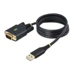 StarTech.com 3ft (1m) USB į RS232 adapteris su COM i&scaron;laikymu, keičiamais varžtais/veržlėmis, USB-A į DB9 RS232, FTDI IC, ESD apsauga, Windows/macOS/Linux