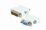 GEMBIRD Adapteris DVI-A (vyri&scaron;kas) į VGA 15 kontaktų HD (3 eilės) (moteri&scaron;kas)