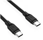 USB-C kabelis Aukey CB-CC1P 1 m, 60W PD, USB-C į USB-C