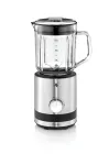 Stalo blenderis WMF KITCHENminis 0416490011, 0,8 L, 400 W, juodas, nerūdijantis plienas, permatomas