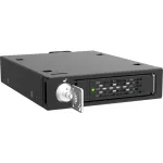 ICY DOCK - ToughArmor - MB601V5K-B - 1-Bay 2.5 U.2/U.3 NVMe SSD PCIe 5.0 Wechselrahmen-Geh&auml;use f&uuml;r externen 3.5 Laufwerksschacht (1 x MCIO 4i SFF-TA-1