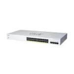 Valdomas L2 Gigabit PoE jungiklis Cisco CBS220-24FP-4G &mdash; 24x Gigabit RJ-45, PoE, 56 Gbps, MAC 8192, montuojamas stelaže