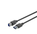 Vivolink PROUSB3AB7C USB 3.2 Gen 1 (3.1 Gen 1) aktyvus USB laidas 7 m, USB A &ndash; USB B, juodas