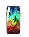 Apsauginis stiklas iPhone XS Tellur &mdash; spausdintas hipnotizuojantis dizainas