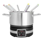 Gastroback 42568 Fondue MultiCook 4in1 su gaminimo plok&scaron;te, 1200 W, 2,3 l puodas i&scaron; nerūdijančio plieno, 8 &scaron;akutės