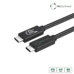 Microconnect ReConnect ECO-USB4CC05 USB4 Gen 3x2 laidas, 0,5 m