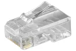 Lanview LVN-PLUG-FLAT RJ45 jungtis plok&scaron;čiam kabeliui, 8 kontaktų