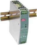 MEAN WELL EDR-75-24 maitinimo &scaron;altinis montuojamas ant DIN bėgelio, 24 V, 75 W