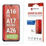 Displex Smart Glass (9H), Samsung Galaxy A26/A16 (5G)/A17 (4G/5G), su montavimo lipduku, nedūžtantis