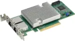 Tinklo plok&scaron;tė Supermicro AOC-STG-B2T 10000 Mbit/s PCI Express laidinis