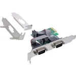 InLine sąsajos plok&scaron;tė 2x Serial 9 kai&scaron;čių PCIe PCI-Express vyri&scaron;ka