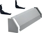Hager kabelinis kanalas 2-laukis RAL7035 FZ352