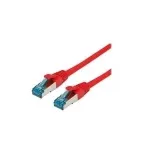 VALUE - Patch kabelis - RJ-45 (M) į RJ-45 (M) - 1,5 m - SFTP, PiMF - CAT 6a - halogeninis laisvas, liejinis, be užkabos, vytas - Raudonas (21.99.1991)