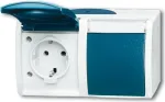 Busch-jaeger 2CKA002084A0703 mėlynas