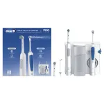 Oral-B Idropulsore Health Center suaugusiųjų sukamoji-&scaron;vytuoklinė dantų &scaron;epetėlis, mėlyna, balta