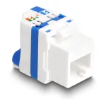 DeLOCK 88130 Keystone modulis plok&scaron;čias RJ-45 mėlynas baltas 22,5 mm