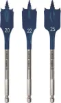 Gręžtų rinkinys Bosch EXPERT Self Cut Speed 3 vnt. &mdash; skersmenys 20/22/25 mm, modelis 2608902107