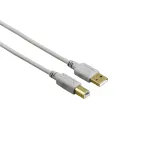 Hama 00200903 USB 2.0 laidas 1,5 m USB A &ndash; USB B pilkas