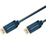 ClickTronic 20m DisplayPort laidas, vyri&scaron;kas/vyri&scaron;kas, mėlynas (70717)