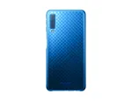 Samsung Gradation Cover EF-AA750 užpakalinis dangtelis Galaxy A7 (2018) telefonui, mėlynas