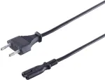 Maitinimo kabelis Shiverpeaks 60002-2, Euro ki&scaron;tukas &ndash; Euro 8 (C7), 2 m, VDE
