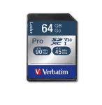 Verbatim Pro 64 GB SDXC UHS Class 10 atminties kortelė