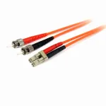 StarTech.com 3 m daugiamodis &scaron;viesolaidinis kabelis &ndash; dvipusis 62.5/125 LSZH &scaron;viesolaidžio trumpiklis &ndash; LC/ST