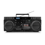 Muzikos sistema MEDION LIFE P66538 &ndash; 20 W, 2 krypčių garsiakalbiai, DAB+/FM/PLL, Bluetooth, LCD ekranas, juoda