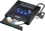 Unitek T1037A01 i&scaron;orinis DVD/CD ra&scaron;ytuvas su USB 5 Gbps &scaron;akotuvu ir SD kortelių skaitytuvu