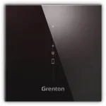GRENTON Multisensor Panel SEN-181-T-01 &ndash; Temperatūra, Drėgmė, Atmosferos Slėgis, Garsas, &Scaron;viesa, CO2, TVOC, IR/TF-Bus, Juodas Stiklas