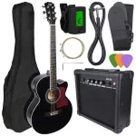 V-Tone EAG SET BK elektroakustinės gitaros ir stiprintuvo rinkinys, juodas
