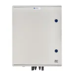 EMITER Switchgear Attached DCAC Hermetic IP66 EMITTER su DC apsauga nuo vir&scaron;įtampių Dehn 1000V Type 1+2, 4 x PV String, 4 x MPPT // Ogr. AC Dehn Type 1+2, 100A 3-Phase, FR 100A, Syg. Faz + Socket
