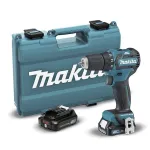 Makita DF332DSAE 12V Max CXT akumuliatorinis gręžtuvas-suktuvas be &scaron;epetėlių (komplektas 2&times;2,0 Ah) | Kur.lt