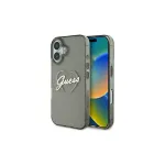Guess GUHCP16MHCHGSPK Hardcase for iPhone 16 Plus 6,7 inch Black Heart IML