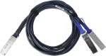 BlueLAN BL072001W1M26-BL pasyvus 200GBASE-CR4 QSFP56 į 2x100GBASE-CR QSFP56 Breakout Direct Attach Copper kabelis, 1 m
