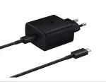 Samsung EP-TA845EBE + EP-DW767JBE 45W kelioninis įkroviklis ir USB-C į USB-C duomenų kabelis, juodas (OOB Bulk) | Kur.lt