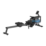 MERACH MR-R10B2 Magnetinis irklavimo treniruoklis su Bluetooth, 16 pasiprie&scaron;inimo lygių, sulankstomas, LCD ekranas, juodas