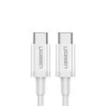 UGREEN US264 USB-C į USB-C laidas 1m Baltas 100W PD QC AFC