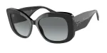 GIORGIO ARMANI AKINIAI AR8150-500111 Vyri&scaron;kas Juodas Acetato Rėmelis Pilki Polikarbonato Lę&scaron;iai 53/18/140 mm