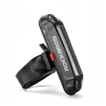ROCKBROS A54BK Galinis Dviračio Žibintas su Micro USB Kabeliu - Juodas