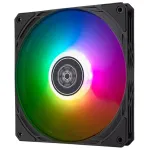 Ventiliatorius SilverStone SST-AS140B-ARGB 14 cm 1700 RPM 33 dB Juodas