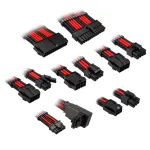 Kolink Core Pro Prailginimo rinkinys su pintais kabeliais 12V-2x6 Type 1 Jet Black/Racing